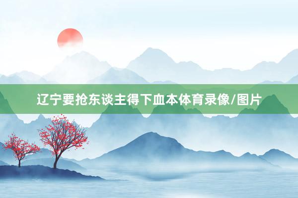 辽宁要抢东谈主得下血本体育录像/图片