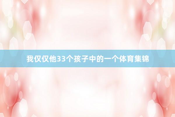 我仅仅他33个孩子中的一个体育集锦