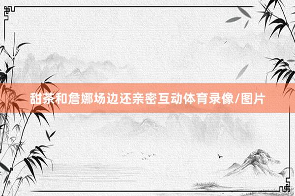 甜茶和詹娜场边还亲密互动体育录像/图片