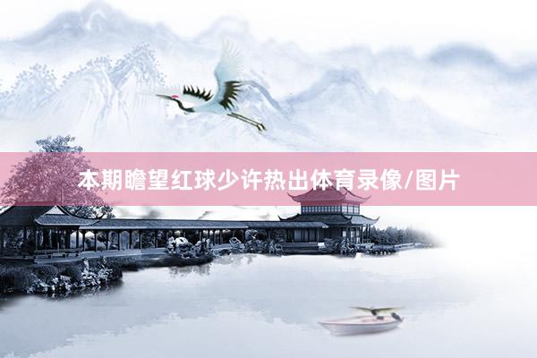 本期瞻望红球少许热出体育录像/图片