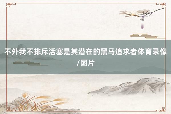 不外我不排斥活塞是其潜在的黑马追求者体育录像/图片