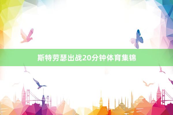 斯特劳瑟出战20分钟体育集锦