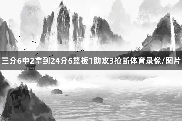 三分6中2拿到24分6篮板1助攻3抢断体育录像/图片