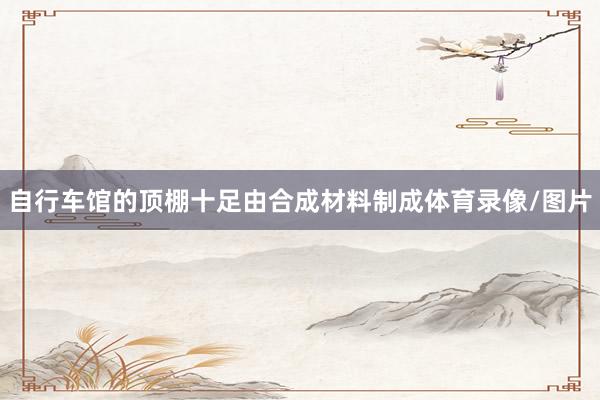 自行车馆的顶棚十足由合成材料制成体育录像/图片