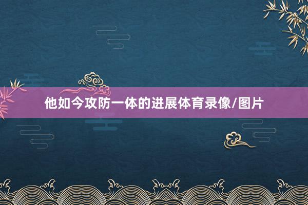 他如今攻防一体的进展体育录像/图片
