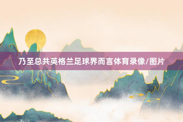 乃至总共英格兰足球界而言体育录像/图片