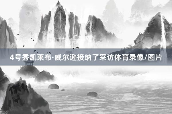4号秀凯莱布·威尔逊接纳了采访体育录像/图片